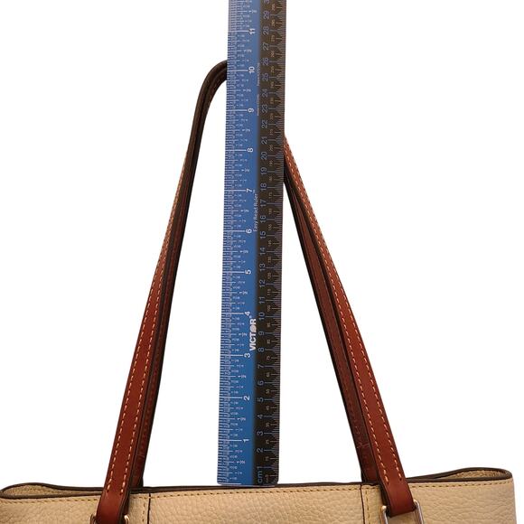 Dooney & Bourke Lexington Pebble Grain Bone Shoulder Handbag - Picture 5 of 16